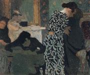 the flowered dress Edouard Vuillard